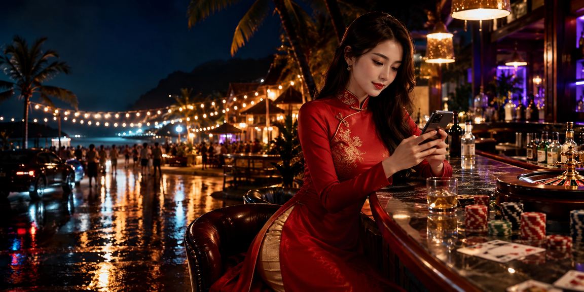 Người phụ nữ mặc áo dài tại Phú Quốc nhận phần thưởng VIP từ nền tảng trực tuyến